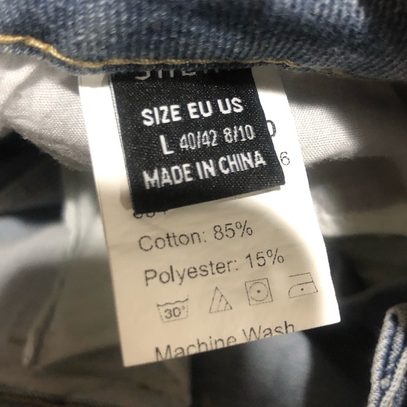 Denim color block jeans - Picture 4 of 4